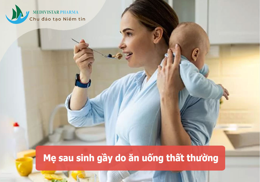 cách tăng cân cho mẹ sau sinh