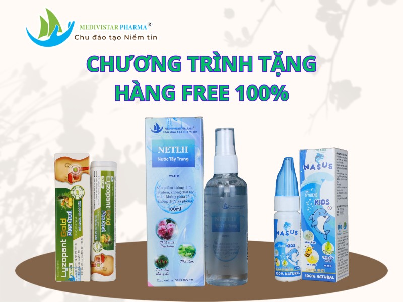 Chương trình tặng hàng free 100%