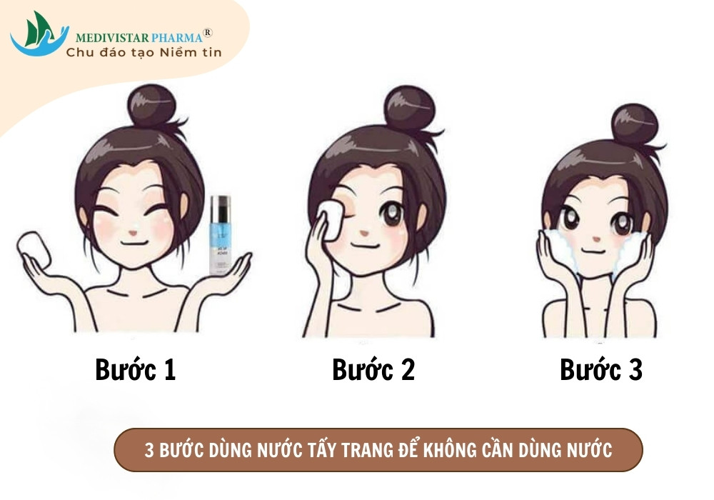 loại nước tẩy trang không cần rửa mặt lại