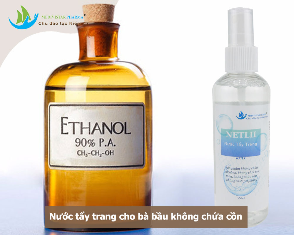 nước tẩy trang cho bà bầu