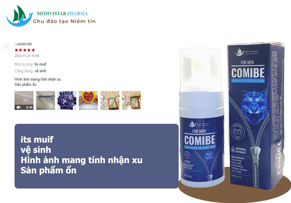 review dung dịch vệ sinh nam