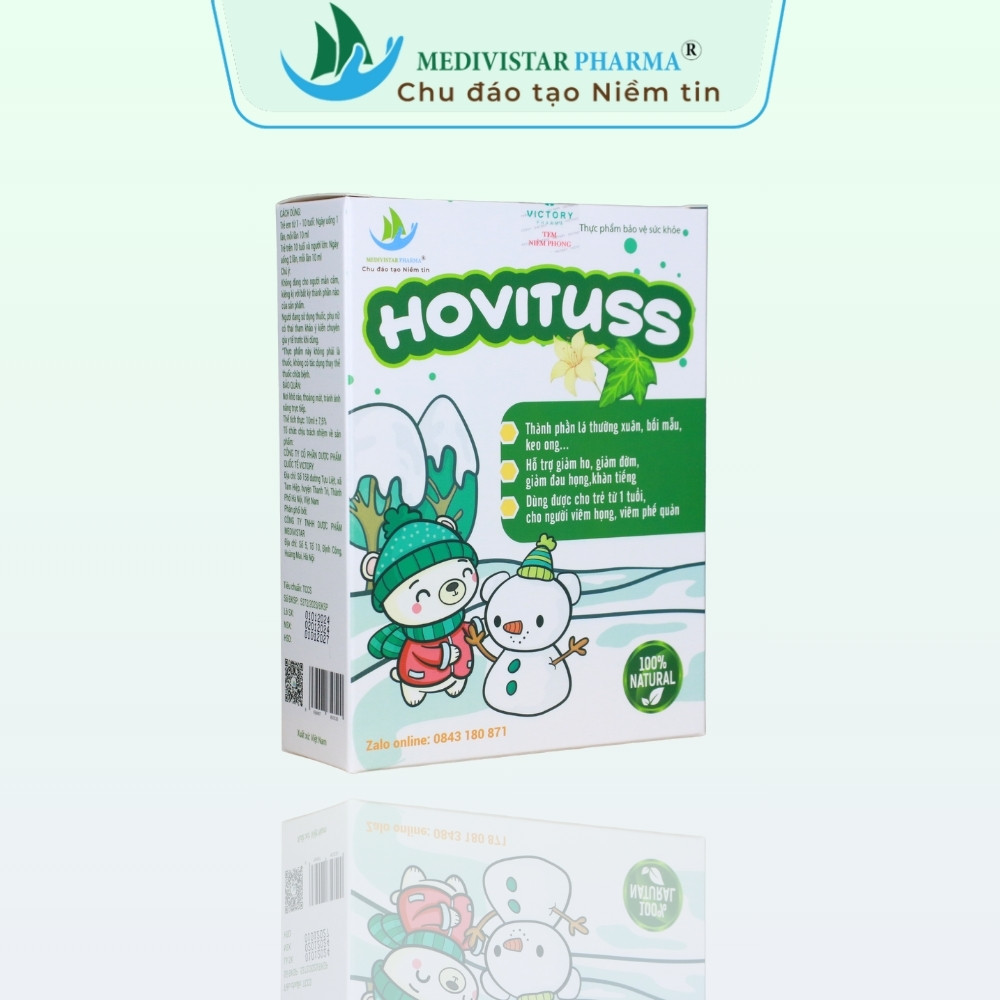 Siro ho Hovituss hộp 10 túi x 10ml