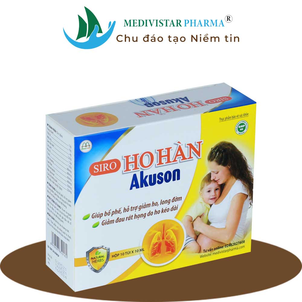 Siro Ho Hàn Akuson hộp 10 ống x 10ml