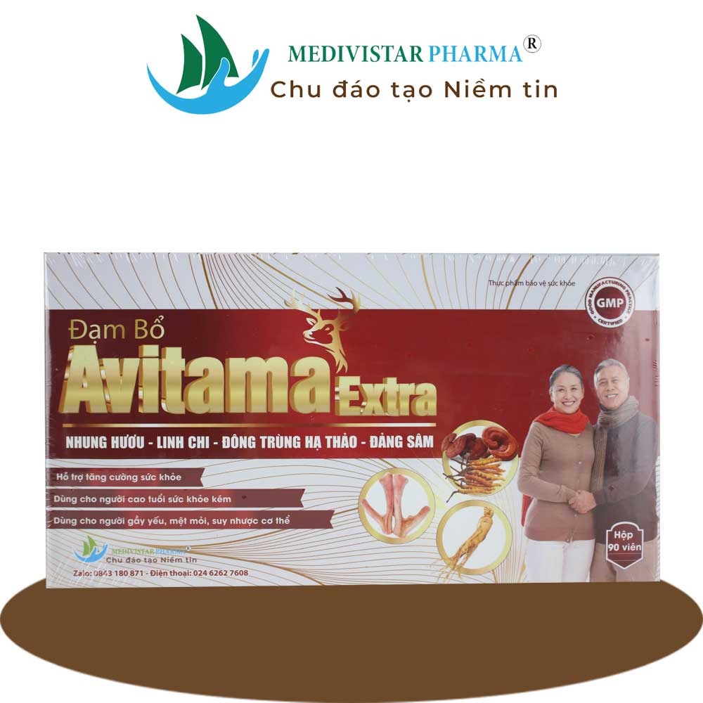 Thực phẩm chức năng Avitama Extra giúp người già ăn ngon ngủ ngon