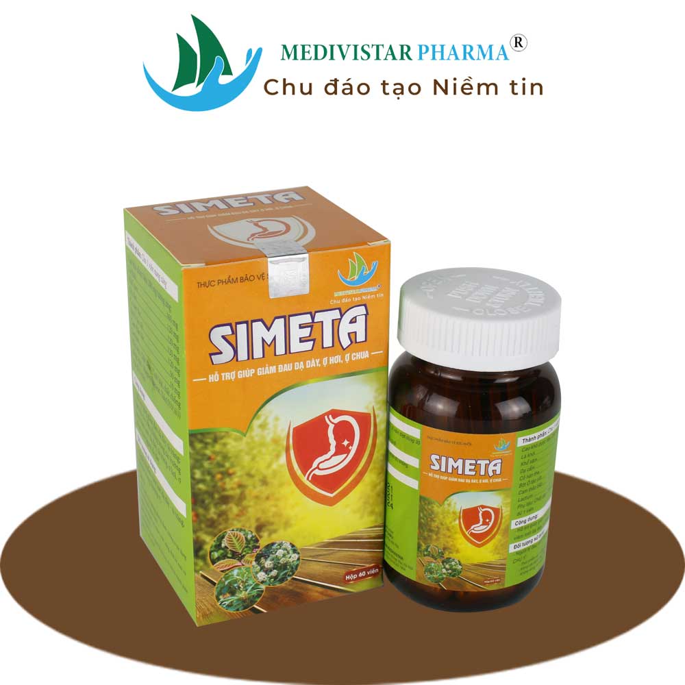Thực phẩm chức năng dạ dày Simeta từ thảo dược