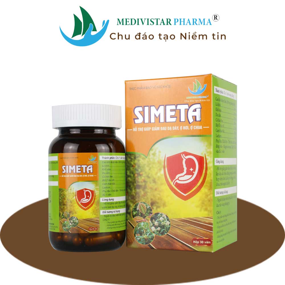 Thực phẩm chức năng dạ dày Simeta từ thảo dược