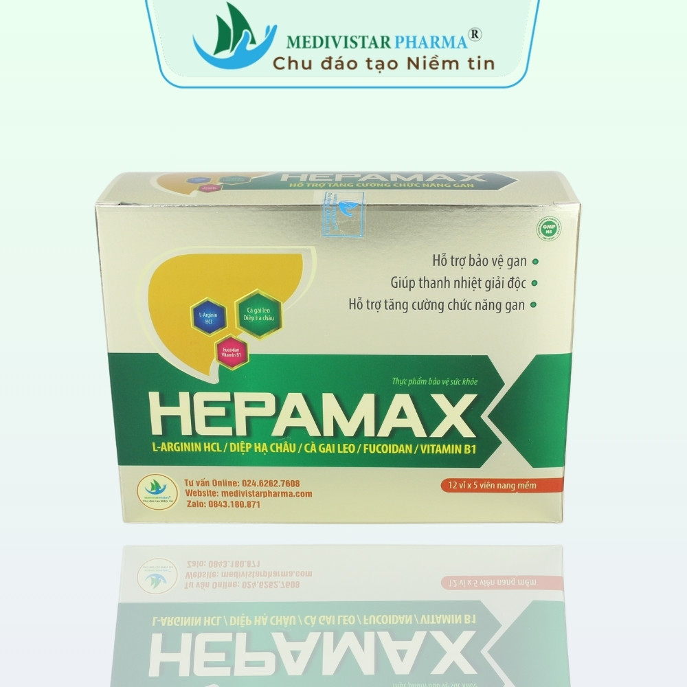 Thực phẩm bảo vệ sức khỏe Hepamax giúp thanh nhiệt giải độc